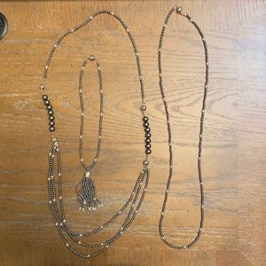 Maria Nicola Slate bundle with silver connectors